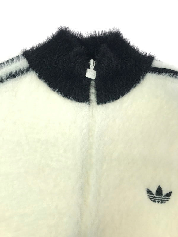 【中古美品】【メンズ】 ADIDAS アディダス FAUX MOHAIR CLASSIC TRACKTOP KR5152 フェイクモヘア クラシック トラックトップ ライトアウター 148-260814-rt-16-tagh サイズ：2XL カラー：ホワイト 万代Net店