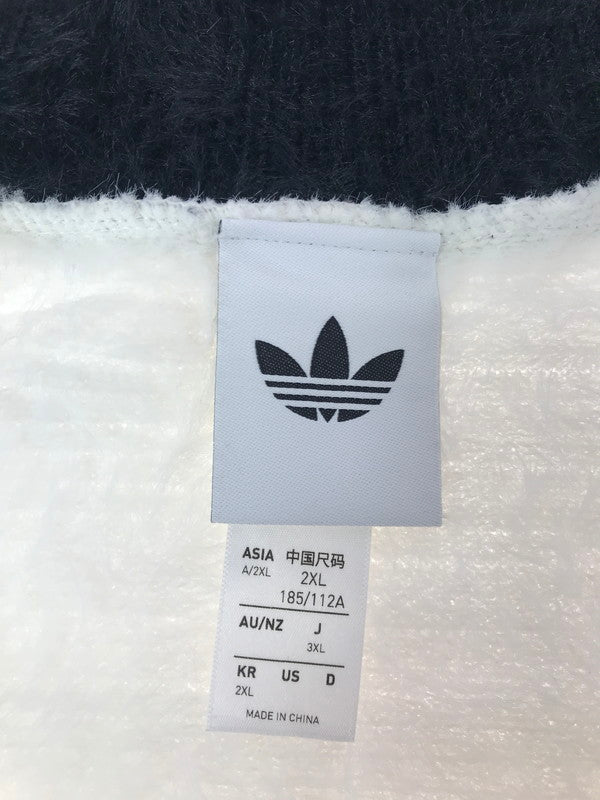 【中古美品】【メンズ】 ADIDAS アディダス FAUX MOHAIR CLASSIC TRACKTOP KR5152 フェイクモヘア クラシック トラックトップ ライトアウター 148-260814-rt-16-tagh サイズ：2XL カラー：ホワイト 万代Net店