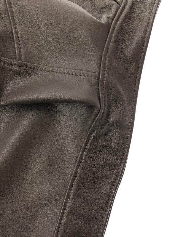 【現状渡し品】【メンズ】 RED MOON レッド ムーン COW LEATHER SINGLE RIDERS JACKET カウ レザー シングル ライダース ジャケット アウター 145-260815-rt-17-tagh サイズ：40 カラー：ブラウン 万代Net店