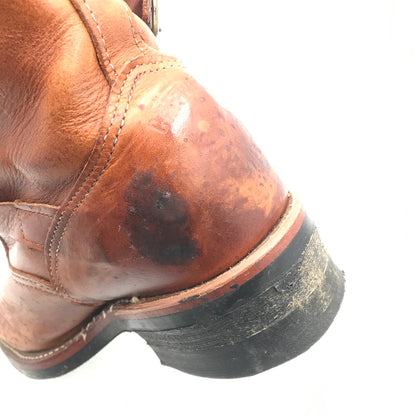 【現状渡し品】【メンズ】 CHIPPEWA チペワ TAN RENEGADE SHORT ENGINEER BOOTS 91065 USA製 白タグ タン レネゲード ショート エンジニア ブーツ 靴 164-260815-rt-26-tagh サイズ：7E カラー：ブラウン 万代Net店