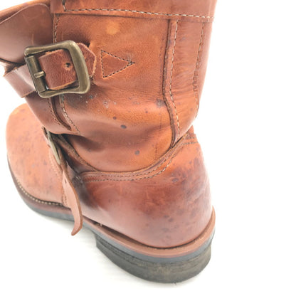 【現状渡し品】【メンズ】 CHIPPEWA チペワ TAN RENEGADE SHORT ENGINEER BOOTS 91065 USA製 白タグ タン レネゲード ショート エンジニア ブーツ 靴 164-260815-rt-26-tagh サイズ：7E カラー：ブラウン 万代Net店