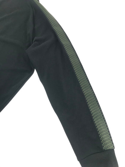 【中古品】【メンズ】 FRED PERRY フレッドペリー TENNIS GRIP TAPED TRACK JACKET J1318 テニス グリップ テープド トラックジャケット ライトアウター 141-260814-rt-15-tagh サイズ：L カラー：ブラック 万代Net店