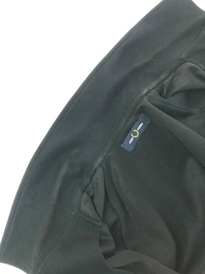 【中古品】【メンズ】 FRED PERRY フレッドペリー TENNIS GRIP TAPED TRACK JACKET J1318 テニス グリップ テープド トラックジャケット ライトアウター 141-260814-rt-15-tagh サイズ：L カラー：ブラック 万代Net店