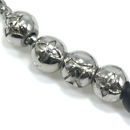 【中古品】【メンズ】 LOUIS VUITTON ルイ・ヴィトン MONOGRAM BEADS BRACELET M00512 モノグラム ビーズ ブレスレット アクセサリー 179-260818-rt-26-tag カラー：シルバー/ブラック 万代Net店