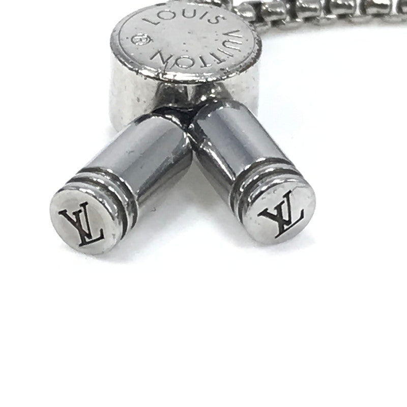 【中古品】【メンズ】 LOUIS VUITTON ルイ・ヴィトン MONOGRAM BEADS BRACELET M00512 モノグラム ビーズ ブレスレット アクセサリー 179-260818-rt-26-tag カラー：シルバー/ブラック 万代Net店
