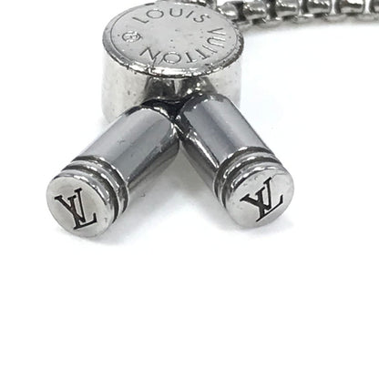 【中古品】【メンズ】 LOUIS VUITTON ルイ・ヴィトン MONOGRAM BEADS BRACELET M00512 モノグラム ビーズ ブレスレット アクセサリー 179-260818-rt-26-tag カラー：シルバー/ブラック 万代Net店