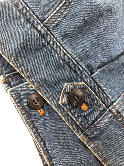 【中古品】【メンズ】 TRUSSARDI JEANS トラサルディ ジーンズ DENIM RIDERS JACKET デニム ライダース ジャケット ライトアウター 146-260815-rt-15-tagh サイズ：48 カラー：インディゴ 万代Net店