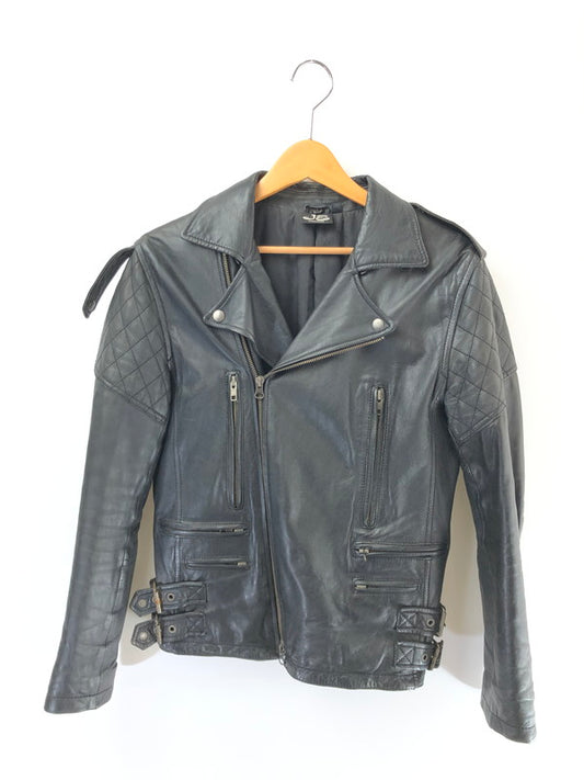 【現状渡し品】【メンズ】 JACK ROSE ジャック ローズ SHEEP SKIN RIDERS 273502 シープ スキン ライダース ライトアウター 147-260815-rt-18-tagh サイズ：3 カラー：ブラック 万代Net店