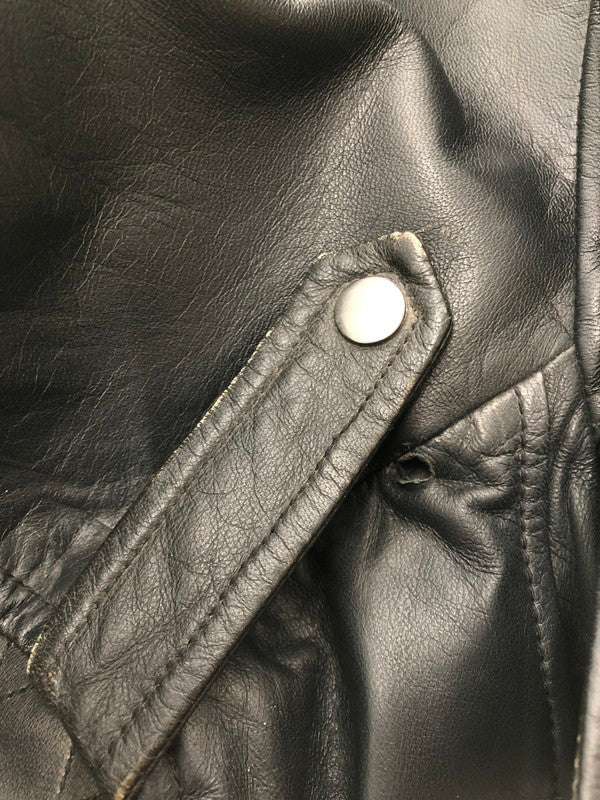 【現状渡し品】【メンズ】 JACK ROSE ジャック ローズ SHEEP SKIN RIDERS 273502 シープ スキン ライダース ライトアウター 147-260815-rt-18-tagh サイズ：3 カラー：ブラック 万代Net店