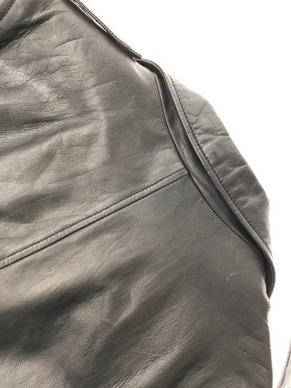 【現状渡し品】【メンズ】 JACK ROSE ジャック ローズ SHEEP SKIN RIDERS 273502 シープ スキン ライダース ライトアウター 147-260815-rt-18-tagh サイズ：3 カラー：ブラック 万代Net店