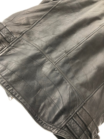 【現状渡し品】【メンズ】 JACK ROSE ジャック ローズ SHEEP SKIN RIDERS 273502 シープ スキン ライダース ライトアウター 147-260815-rt-18-tagh サイズ：3 カラー：ブラック 万代Net店