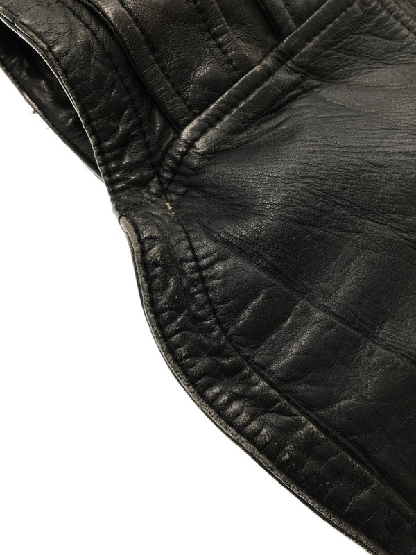 【現状渡し品】【メンズ】 JACK ROSE ジャック ローズ SHEEP SKIN RIDERS 273502 シープ スキン ライダース ライトアウター 147-260815-rt-18-tagh サイズ：3 カラー：ブラック 万代Net店