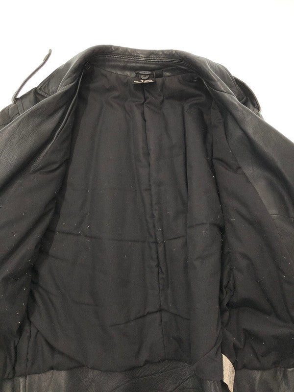【現状渡し品】【メンズ】 JACK ROSE ジャック ローズ SHEEP SKIN RIDERS 273502 シープ スキン ライダース ライトアウター 147-260815-rt-18-tagh サイズ：3 カラー：ブラック 万代Net店