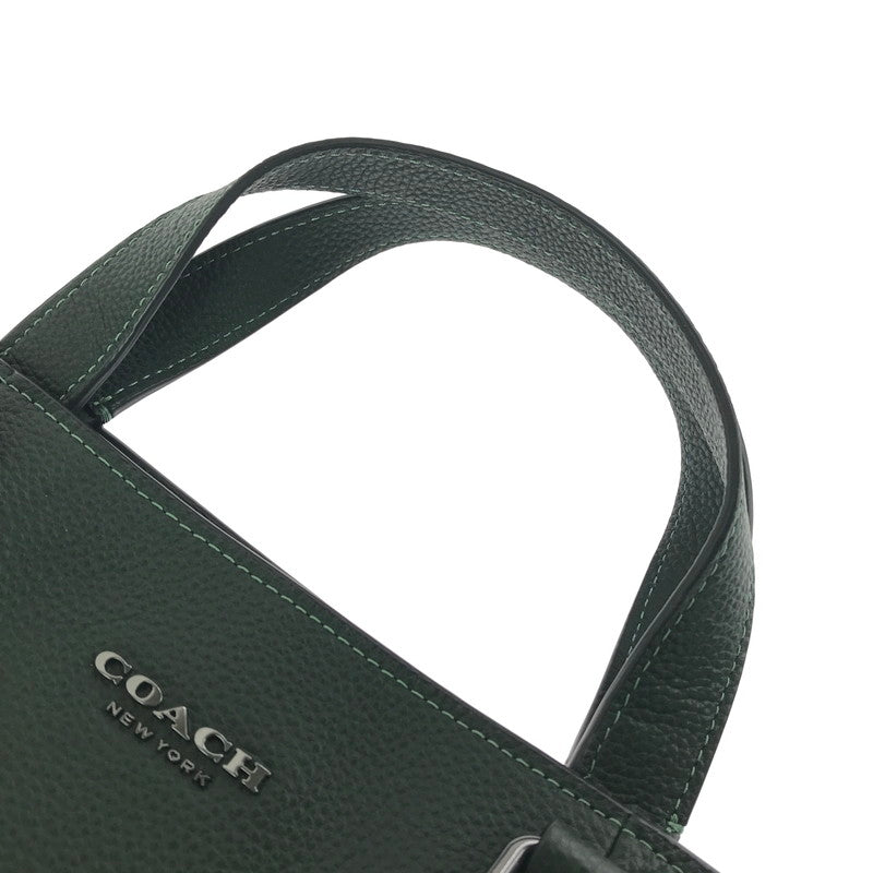 【中古品】【メンズ/レディース】 COACH HUDSON DOUBLE HANDLE TOTE H2222-C8157 ハドソン ダブルハンドル トートトートバッグ カバン 180-260827-ki-05-tagh カラー：アマゾングリーン 万代Net店