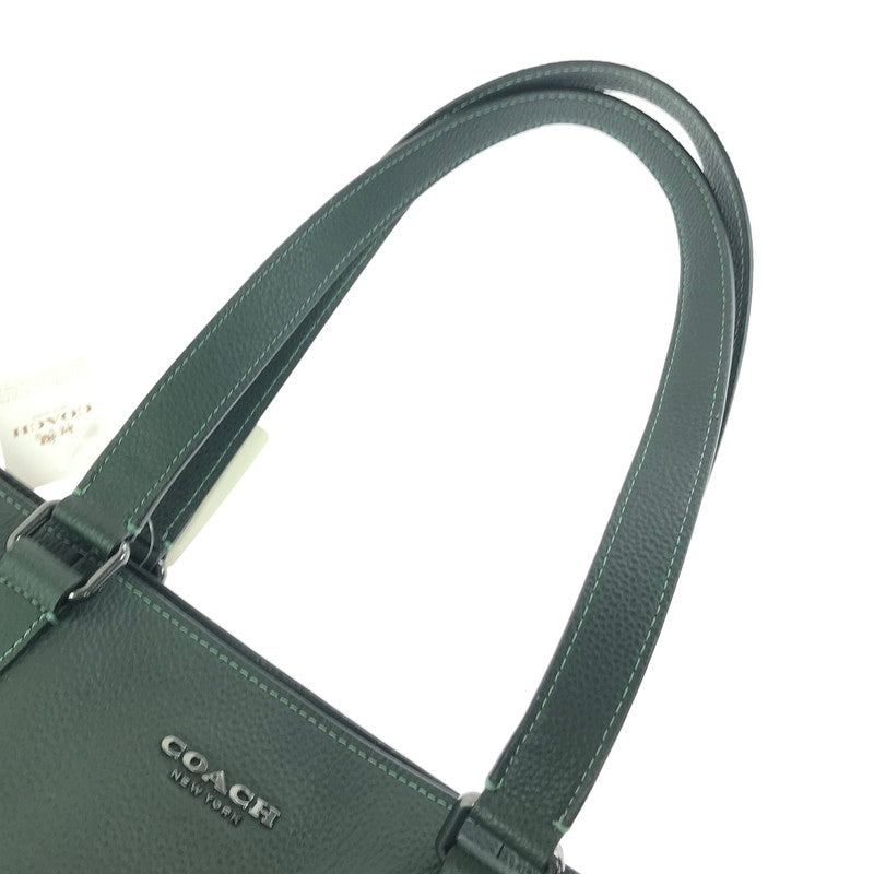 【中古品】【メンズ/レディース】 COACH HUDSON DOUBLE HANDLE TOTE H2222-C8157 ハドソン ダブルハンドル トートトートバッグ カバン 180-260827-ki-05-tagh カラー：アマゾングリーン 万代Net店