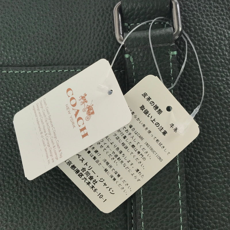 【中古品】【メンズ/レディース】 COACH HUDSON DOUBLE HANDLE TOTE H2222-C8157 ハドソン ダブルハンドル トートトートバッグ カバン 180-260827-ki-05-tagh カラー：アマゾングリーン 万代Net店