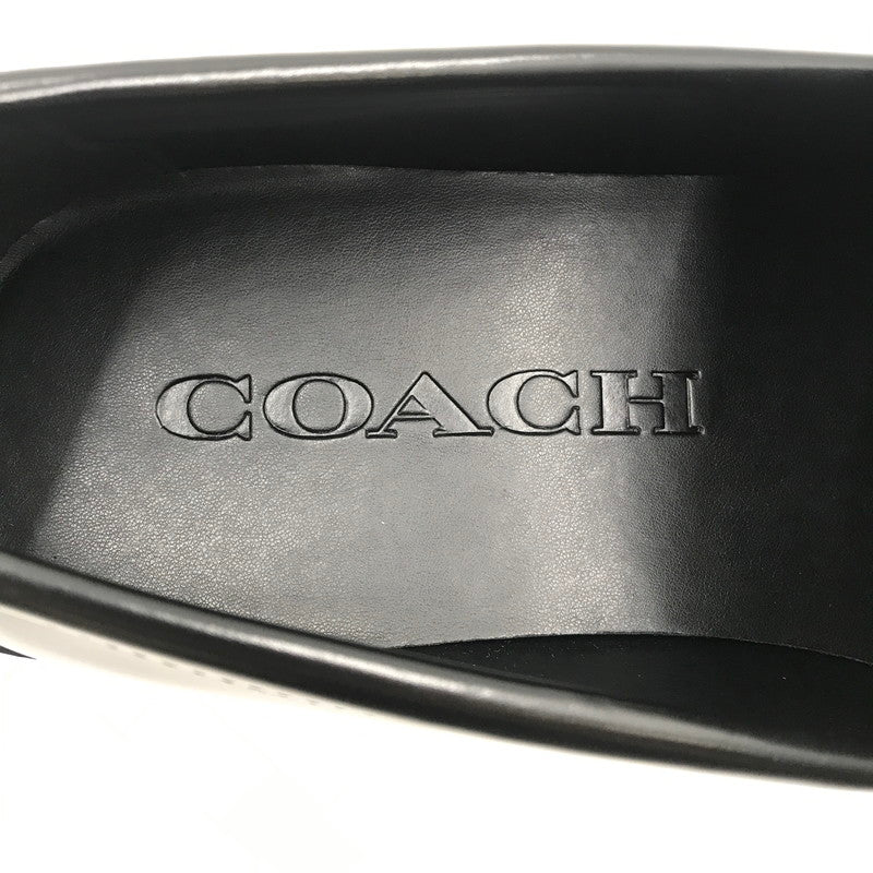 【中古美品】【メンズ】 COACH コーチ REAGAN PENNY LOAFERS CAP31 レーガン ペニー ローファー 靴 183-260815-rt-28-tagh サイズ：26ｃｍ ＵＳ9Ｄ カラー：ブラック 万代Net店