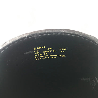 【中古美品】【メンズ】 COACH コーチ REAGAN PENNY LOAFERS CAP31 レーガン ペニー ローファー 靴 183-260815-rt-28-tagh サイズ：26ｃｍ ＵＳ9Ｄ カラー：ブラック 万代Net店