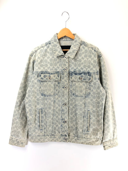 【中古品】【メンズ】 COACH コーチ SIGNATURE DENIM JACKET C8787 シグネイチャー デニムジャケット ライトアウター 183-260815-rt-12-tagh サイズ：M カラー：インディゴ 万代Net店