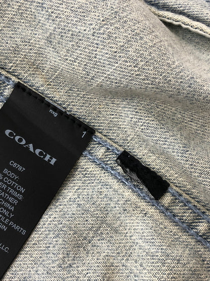 【中古品】【メンズ】 COACH コーチ SIGNATURE DENIM JACKET C8787 シグネイチャー デニムジャケット ライトアウター 183-260815-rt-12-tagh サイズ：M カラー：インディゴ 万代Net店
