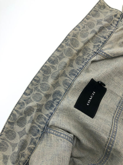 【中古品】【メンズ】 COACH コーチ SIGNATURE DENIM JACKET C8787 シグネイチャー デニムジャケット ライトアウター 183-260815-rt-12-tagh サイズ：M カラー：インディゴ 万代Net店