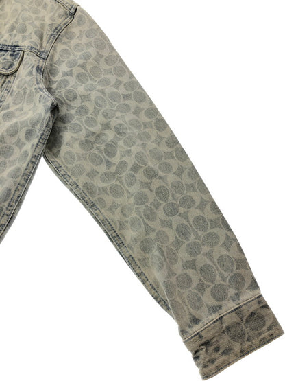 【中古品】【メンズ】 COACH コーチ SIGNATURE DENIM JACKET C8787 シグネイチャー デニムジャケット ライトアウター 183-260815-rt-12-tagh サイズ：M カラー：インディゴ 万代Net店