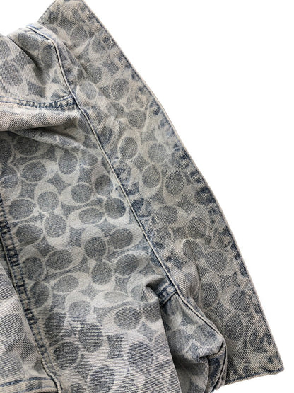 【中古品】【メンズ】 COACH コーチ SIGNATURE DENIM JACKET C8787 シグネイチャー デニムジャケット ライトアウター 183-260815-rt-12-tagh サイズ：M カラー：インディゴ 万代Net店