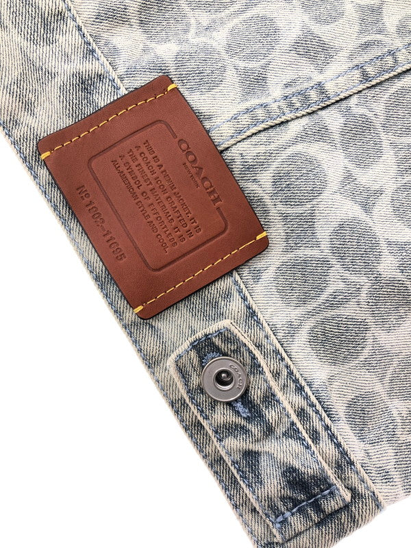 【中古品】【メンズ】 COACH コーチ SIGNATURE DENIM JACKET C8787 シグネイチャー デニムジャケット ライトアウター 183-260815-rt-12-tagh サイズ：M カラー：インディゴ 万代Net店