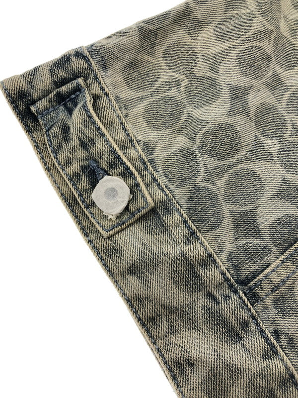 【中古品】【メンズ】 COACH コーチ SIGNATURE DENIM JACKET C8787 シグネイチャー デニムジャケット ライトアウター 183-260815-rt-12-tagh サイズ：M カラー：インディゴ 万代Net店