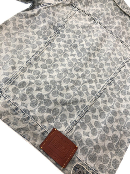 【中古品】【メンズ】 COACH コーチ SIGNATURE DENIM JACKET C8787 シグネイチャー デニムジャケット ライトアウター 183-260815-rt-12-tagh サイズ：M カラー：インディゴ 万代Net店