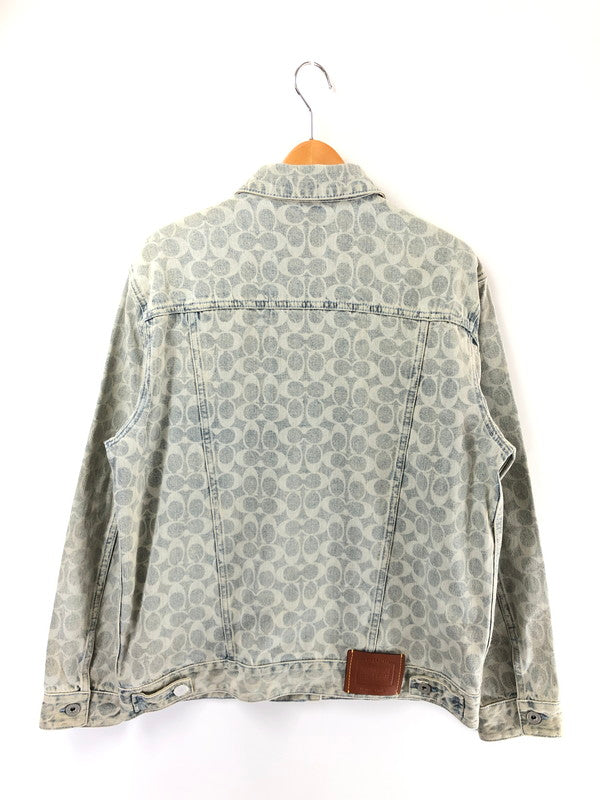 【中古品】【メンズ】 COACH コーチ SIGNATURE DENIM JACKET C8787 シグネイチャー デニムジャケット ライトアウター 183-260815-rt-12-tagh サイズ：M カラー：インディゴ 万代Net店