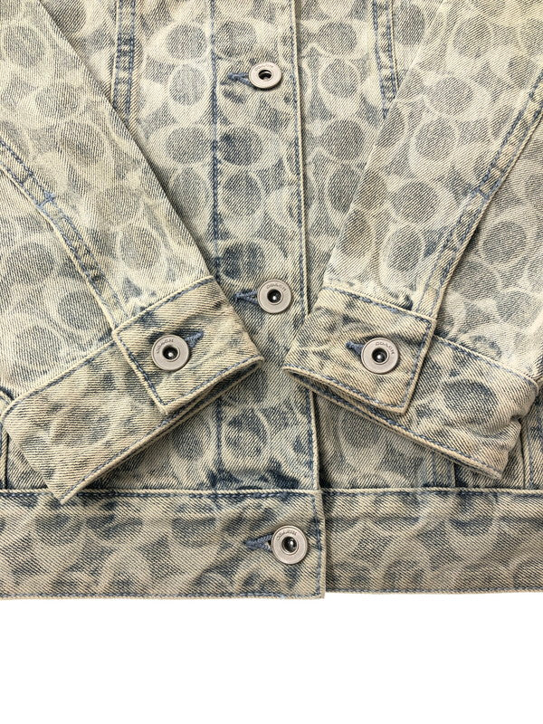 【中古品】【メンズ】 COACH コーチ SIGNATURE DENIM JACKET C8787 シグネイチャー デニムジャケット ライトアウター 183-260815-rt-12-tagh サイズ：M カラー：インディゴ 万代Net店