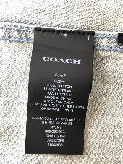 【中古品】【メンズ】 COACH コーチ SIGNATURE DENIM JACKET C8787 シグネイチャー デニムジャケット ライトアウター 183-260815-rt-12-tagh サイズ：M カラー：インディゴ 万代Net店