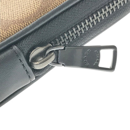 【中古品】【メンズ】 COACH コーチ SIGNATURE COATED CANVAS BROWN C0912シグネチャー コーテッド キャンバス ショルダーバッグ カバン 180-260904-rt-22-tagh カラー：ブラウン 万代Net店