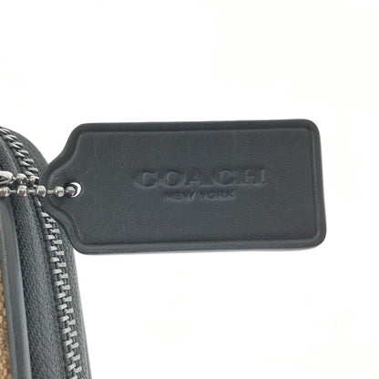 【中古品】【メンズ】 COACH コーチ SIGNATURE COATED CANVAS BROWN C0912シグネチャー コーテッド キャンバス ショルダーバッグ カバン 180-260904-rt-22-tagh カラー：ブラウン 万代Net店