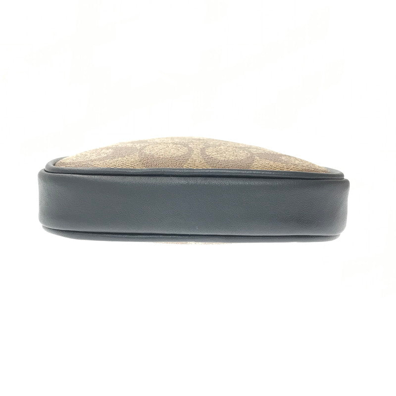 【中古品】【メンズ】 COACH コーチ SIGNATURE COATED CANVAS BROWN C0912シグネチャー コーテッド キャンバス ショルダーバッグ カバン 180-260904-rt-22-tagh カラー：ブラウン 万代Net店