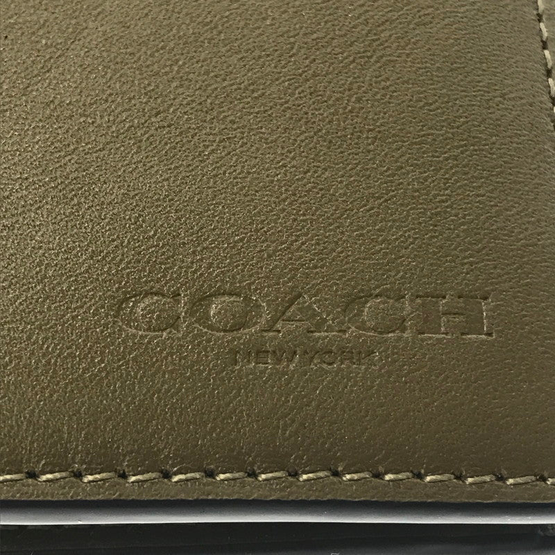 【中古品】【メンズ】 COACH コーチ COIN WALLET GREEN CDP83 コイン ウォレット 財布 181-260818-rt-31-tag カラー：グリーン 万代Net店