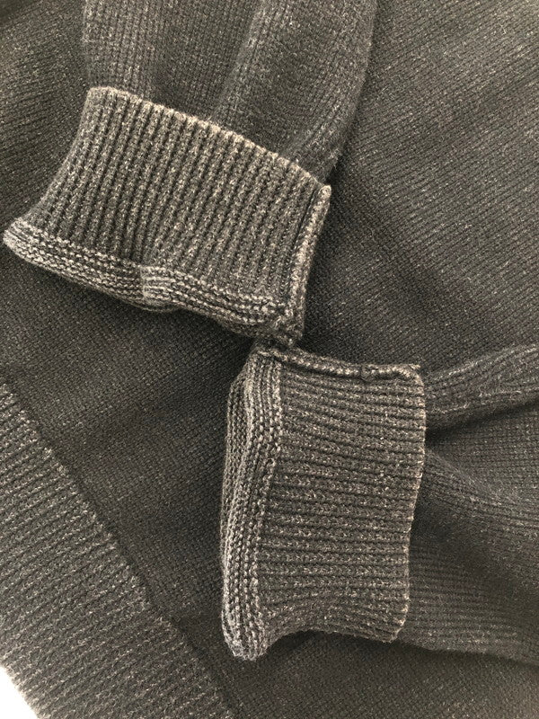 【中古品】【メンズ】 POLO RALPH LAUREN ポロ・ラルフローレン KNIT SWEATER BLACK 前V ニット セーター トップス 147-260815-rt-11-tagh サイズ：XL カラー：ブラック 万代Net店