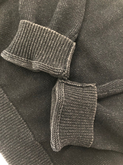 【中古品】【メンズ】 POLO RALPH LAUREN ポロ・ラルフローレン KNIT SWEATER BLACK 前V ニット セーター トップス 147-260815-rt-11-tagh サイズ：XL カラー：ブラック 万代Net店
