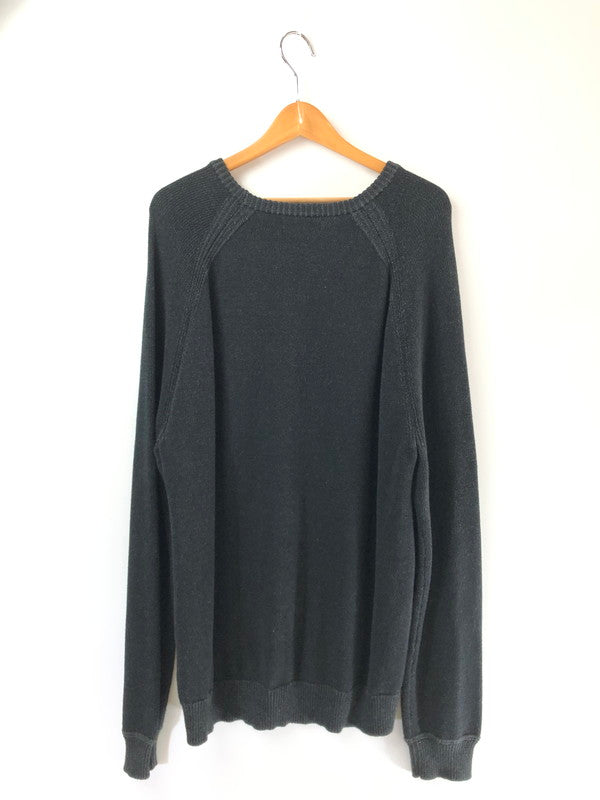 【中古品】【メンズ】 POLO RALPH LAUREN ポロ・ラルフローレン KNIT SWEATER BLACK 前V ニット セーター トップス 147-260815-rt-11-tagh サイズ：XL カラー：ブラック 万代Net店