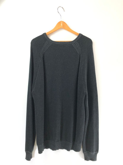 【中古品】【メンズ】 POLO RALPH LAUREN ポロ・ラルフローレン KNIT SWEATER BLACK 前V ニット セーター トップス 147-260815-rt-11-tagh サイズ：XL カラー：ブラック 万代Net店