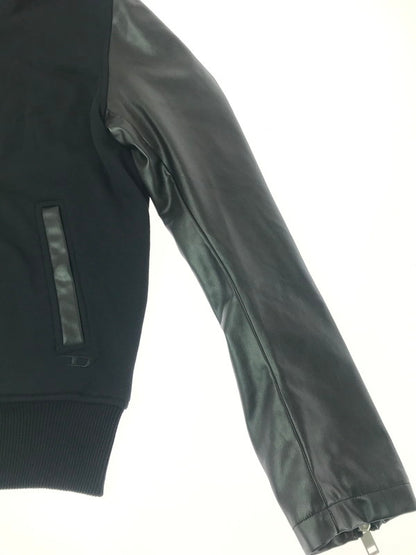 【中古品】【メンズ】 DIESEL ディーゼル S-MIRR-NEW-B JACKET A13041 フェイクレザー 切り替え パーカー トップス 141-260814-rt-14-tagh サイズ：L カラー：ブラック 万代Net店