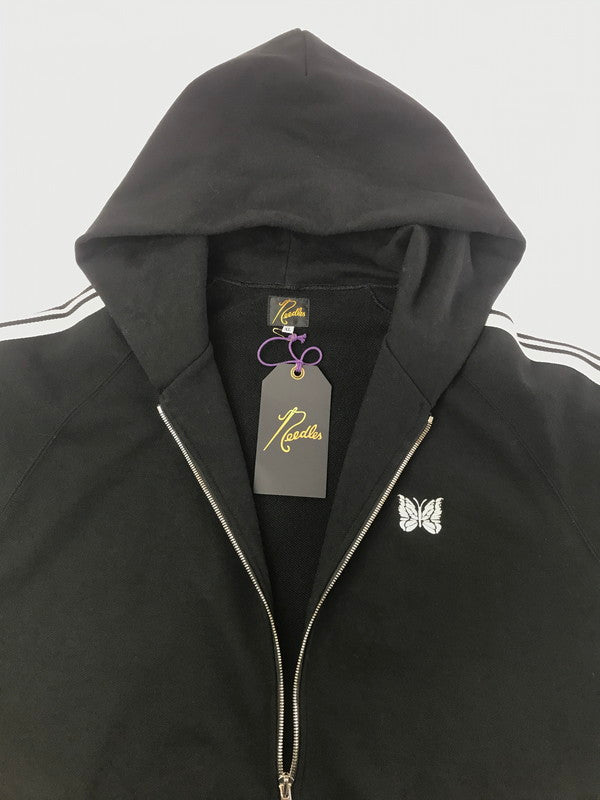 【中古品】【メンズ】 NEEDLES ニードルス ZIP UP HOODIE SX1529 ジップ アップ フーディー パーカー トップス 140-260814-rt-12-tagh サイズ：XL カラー：ブラック 万代Net店