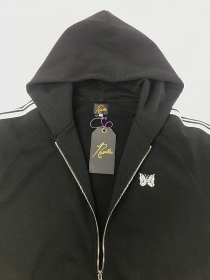 【中古品】【メンズ】 NEEDLES ニードルス ZIP UP HOODIE SX1529 ジップ アップ フーディー パーカー トップス 140-260814-rt-12-tagh サイズ：XL カラー：ブラック 万代Net店