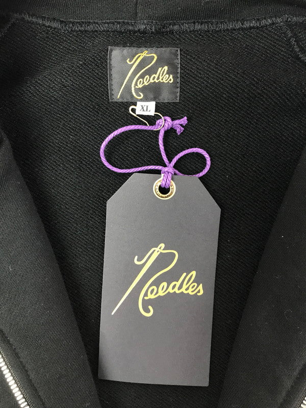 【中古品】【メンズ】 NEEDLES ニードルス ZIP UP HOODIE SX1529 ジップ アップ フーディー パーカー トップス 140-260814-rt-12-tagh サイズ：XL カラー：ブラック 万代Net店