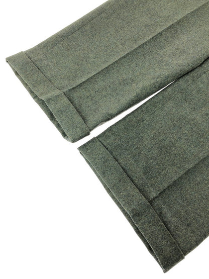 【中古品】【メンズ】 CHRISTIAN DIOR クリスチャン ディオール MONSIEUR WOOL SLACKS PANTS ムッシュ ウール スラックス パンツ ボトムス 152-260816-rt-21-tagh サイズ：82L カラー：グリーン系 万代Net店
