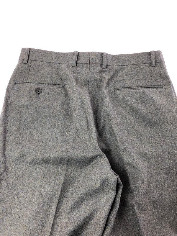 【中古品】【メンズ】 CHRISTIAN DIOR クリスチャン ディオール MONSIEUR WOOL SLACKS PANTS ムッシュ ウール スラックス パンツ ボトムス 152-260816-rt-21-tagh サイズ：82L カラー：グリーン系 万代Net店