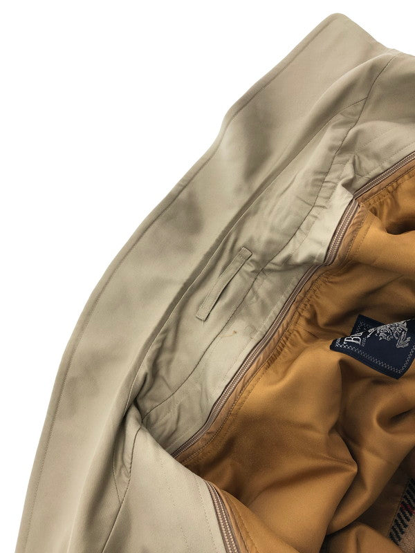 【中古品】【メンズ】 BURBERRYS バーバリーズ WOOL CHECK LINER SOUTIEN COLLAR COAT サテンカラー コート 146-260815-rt-19-tagh サイズ：不明 下記参照 カラー：ベージュ 万代Net店