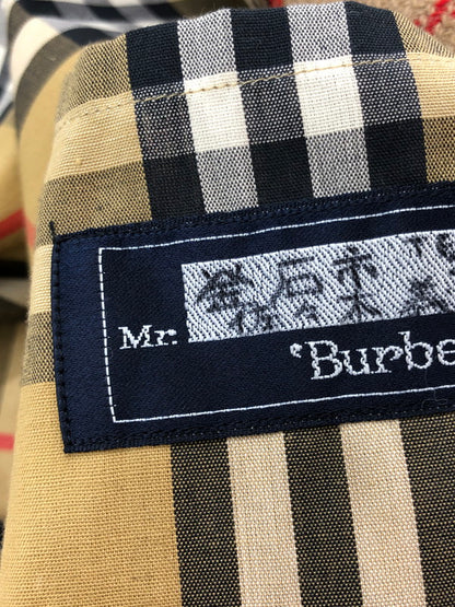 【中古品】【メンズ】 BURBERRYS バーバリーズ WOOL CHECK LINER SOUTIEN COLLAR COAT サテンカラー コート 146-260815-rt-19-tagh サイズ：不明 下記参照 カラー：ベージュ 万代Net店