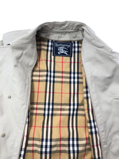 【中古品】【メンズ】 BURBERRYS バーバリーズ WOOL CHECK LINER SOUTIEN COLLAR COAT サテンカラー コート 146-260815-rt-19-tagh サイズ：不明 下記参照 カラー：ベージュ 万代Net店